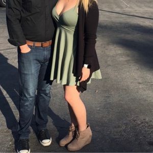 Forever 21 green dress size medium